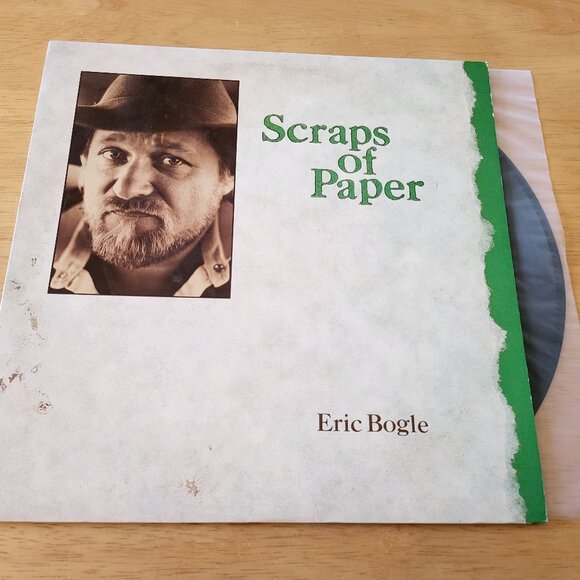 ERIC BOGLE Scraps Of Paper Vinyl LP 1983 Flying Fish Records FF 311 Folk LP6 - Picture 1 of 9